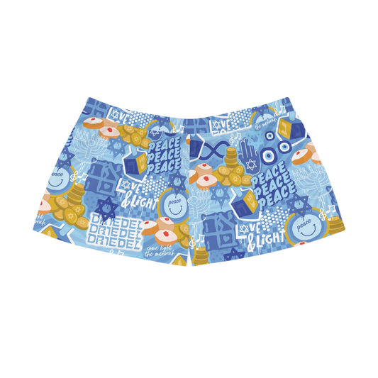 Hanukkah Moments Fuzzy PJ Shorts