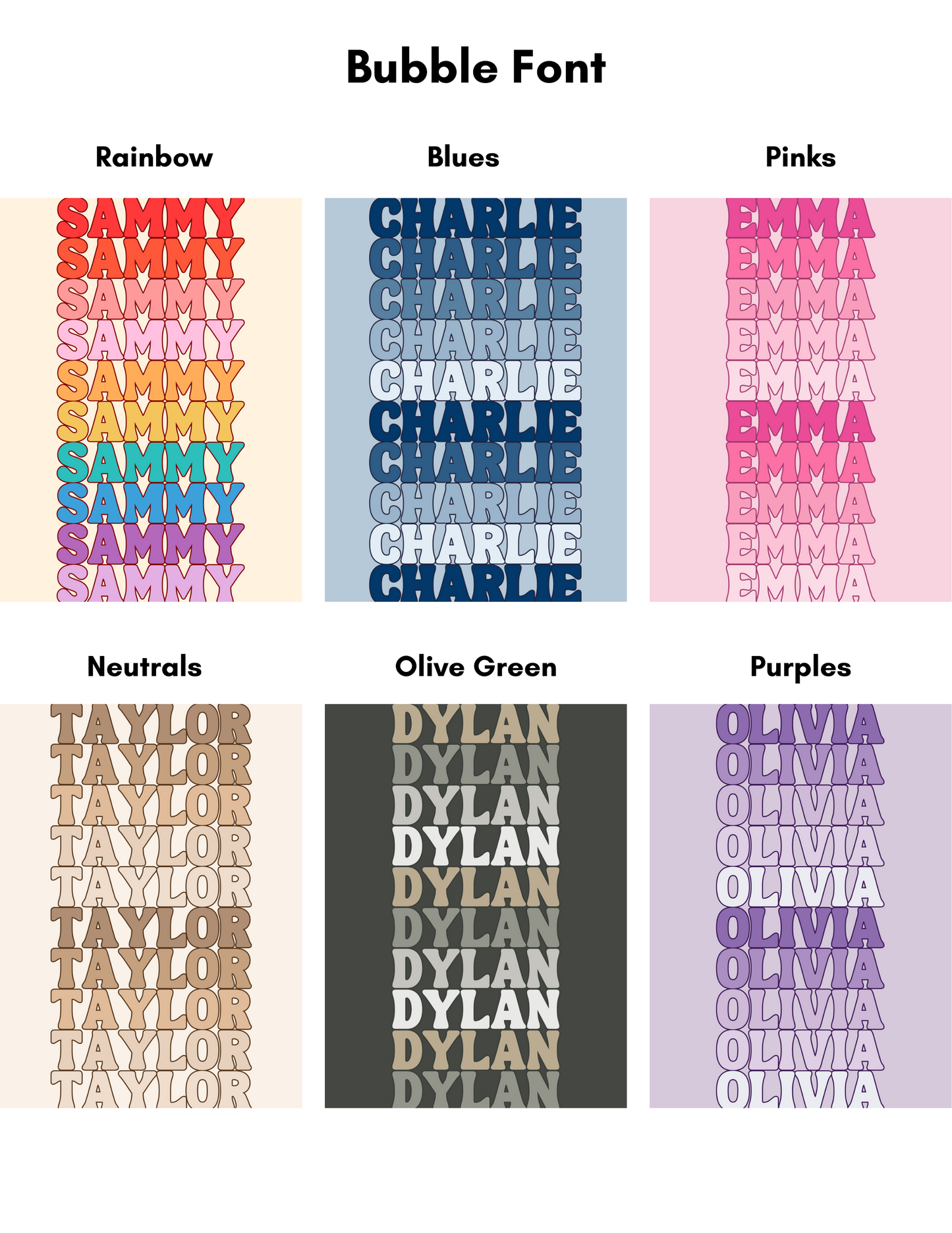 Repeat Name Blanket