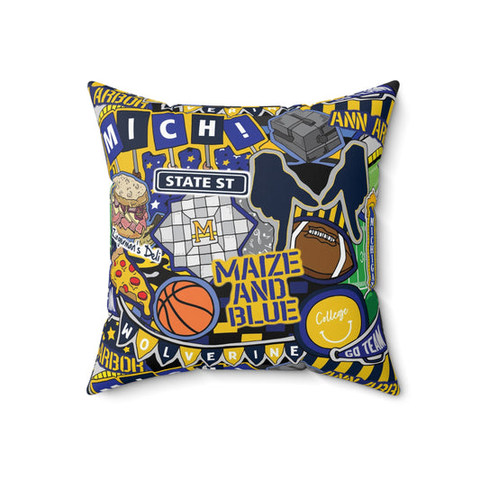 Michigan Throw Pillow