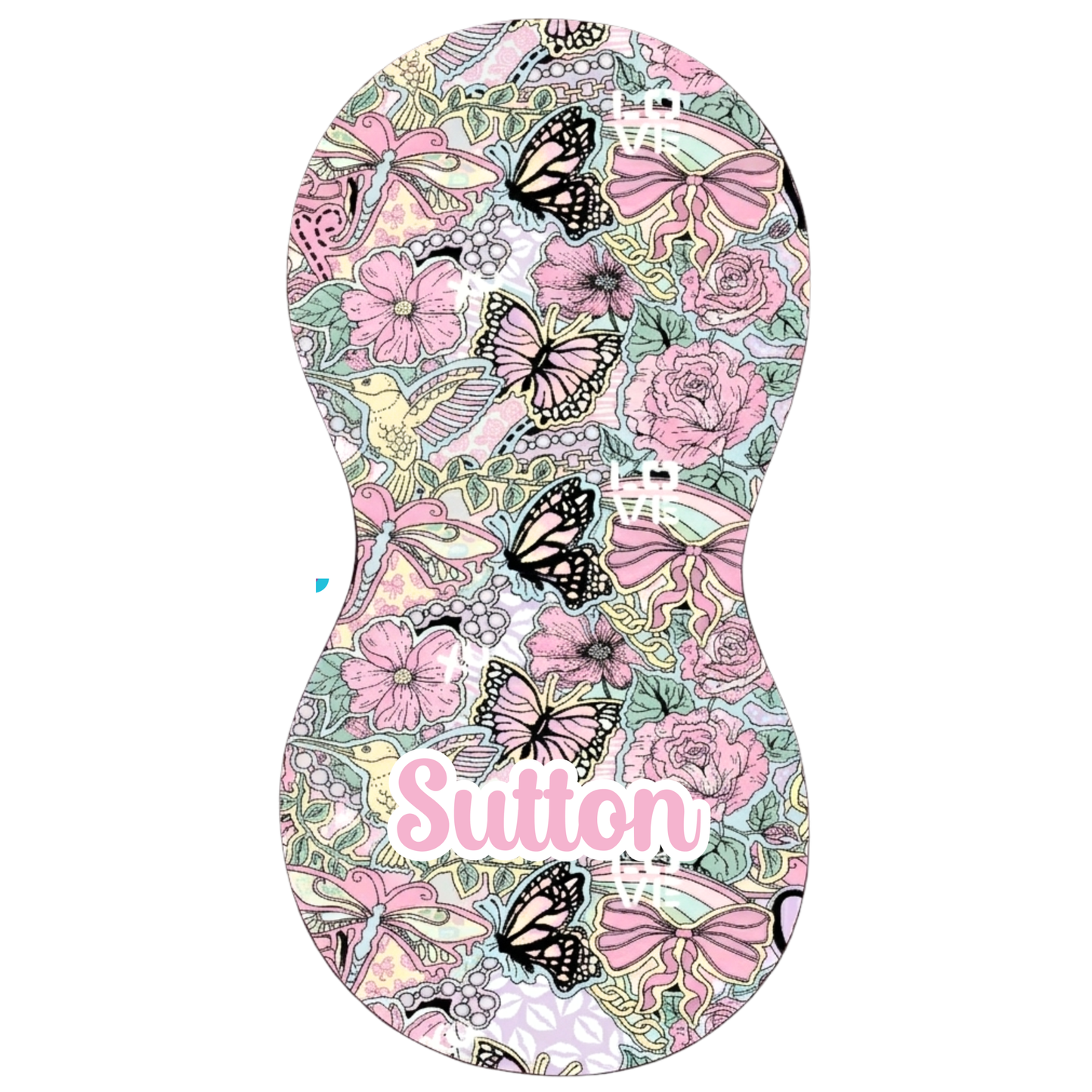 Flowers For All Burp Cloth
