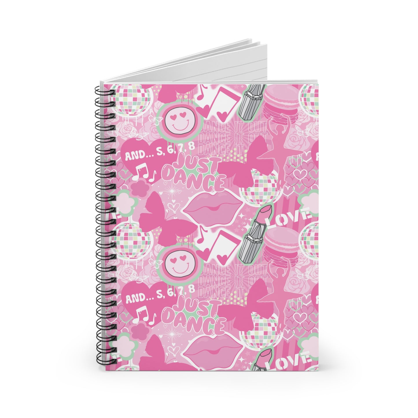 Just Dance Spiral Notebook