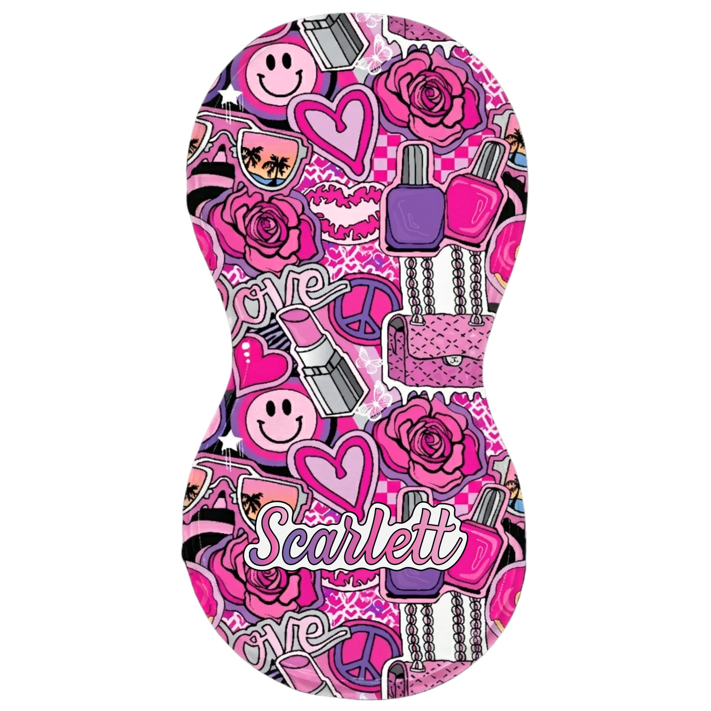 Girlie Girl Lip Burp Cloth