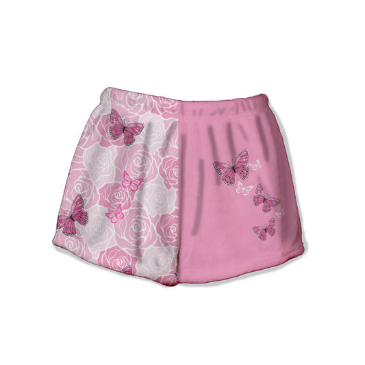 Rosey Days Fuzzy Shorts
