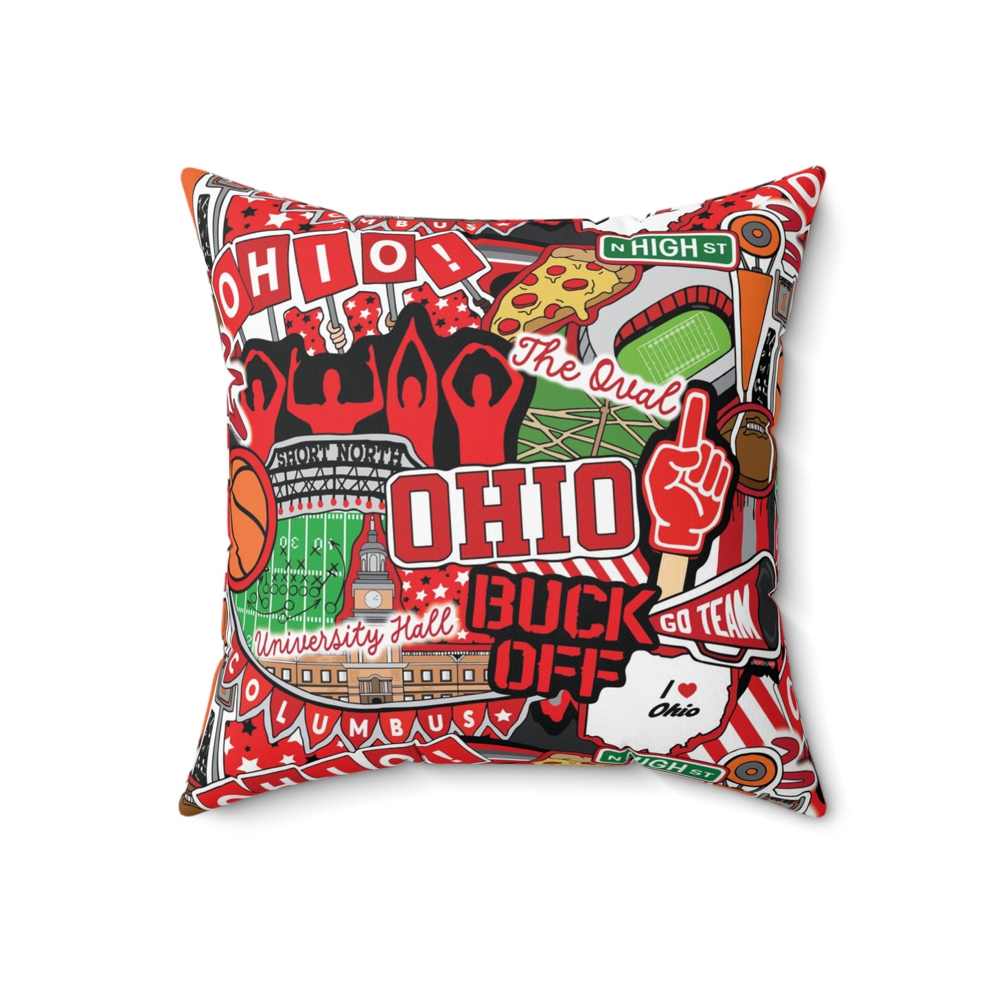 OSU Throw Pillow