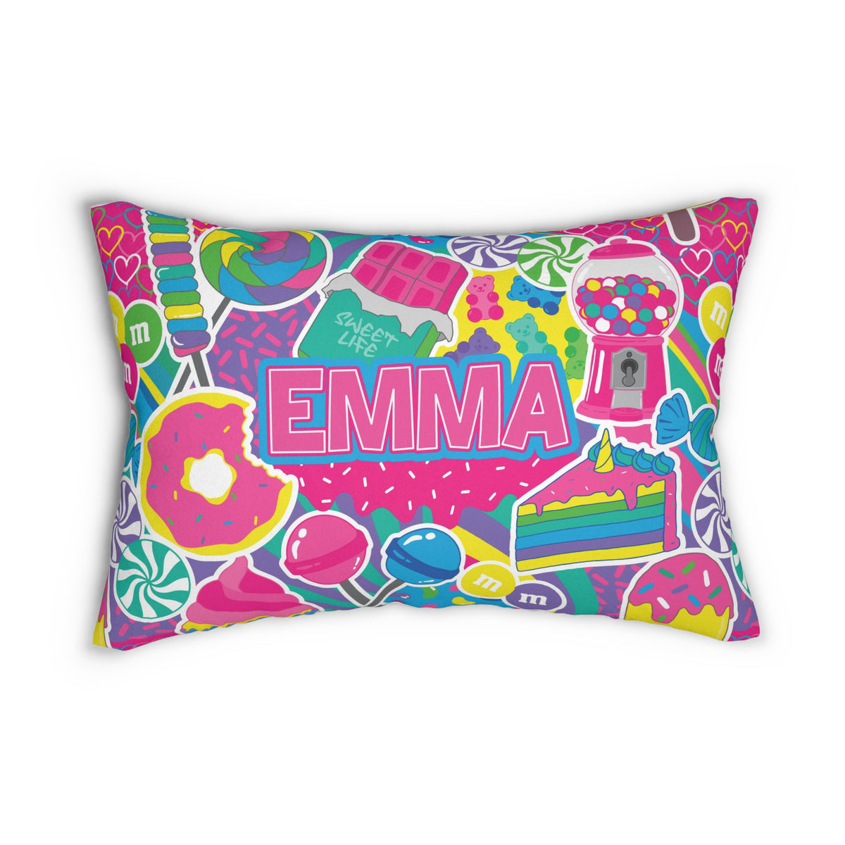 Candyland Throw Pillow