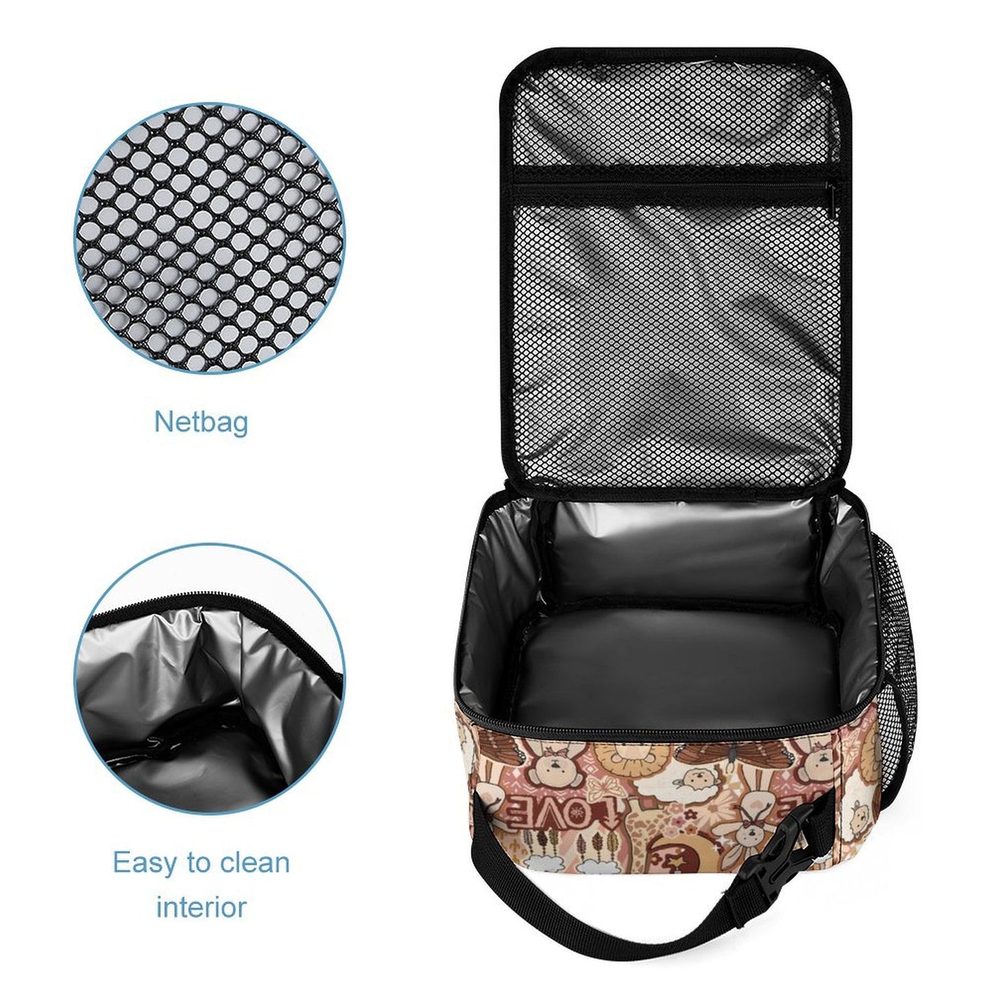 Boho Girl Insulated Lunch Box