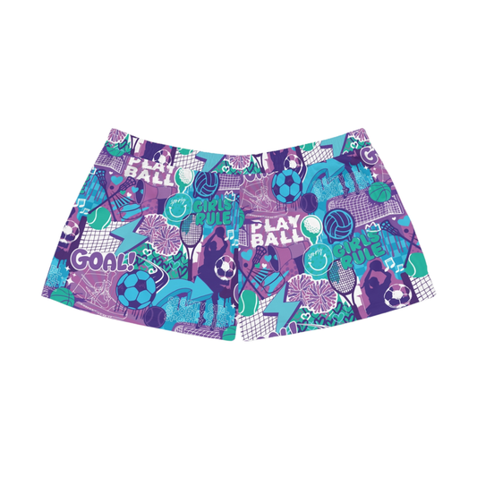 Sporty Girl Fuzzy Shorts