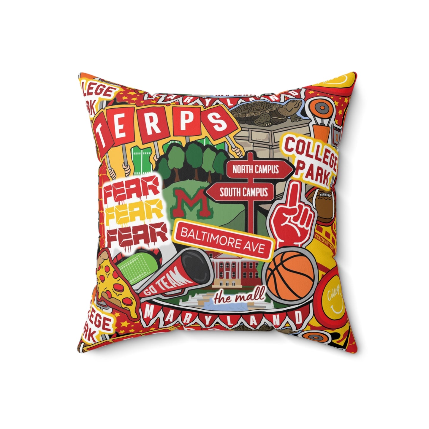 UMD Throw Pillow