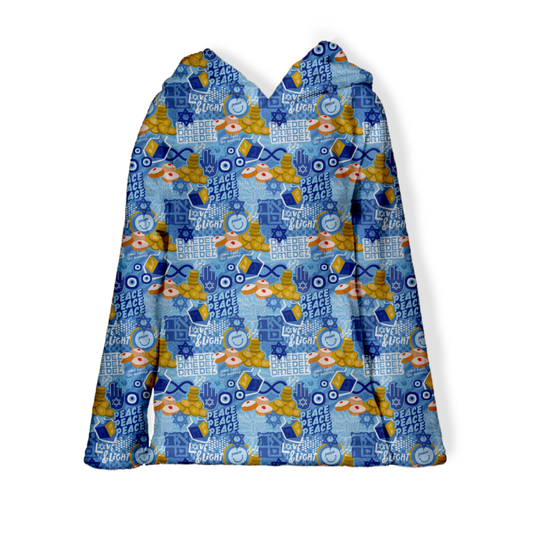 Hanukkah Moments Fuzzy Hoodie