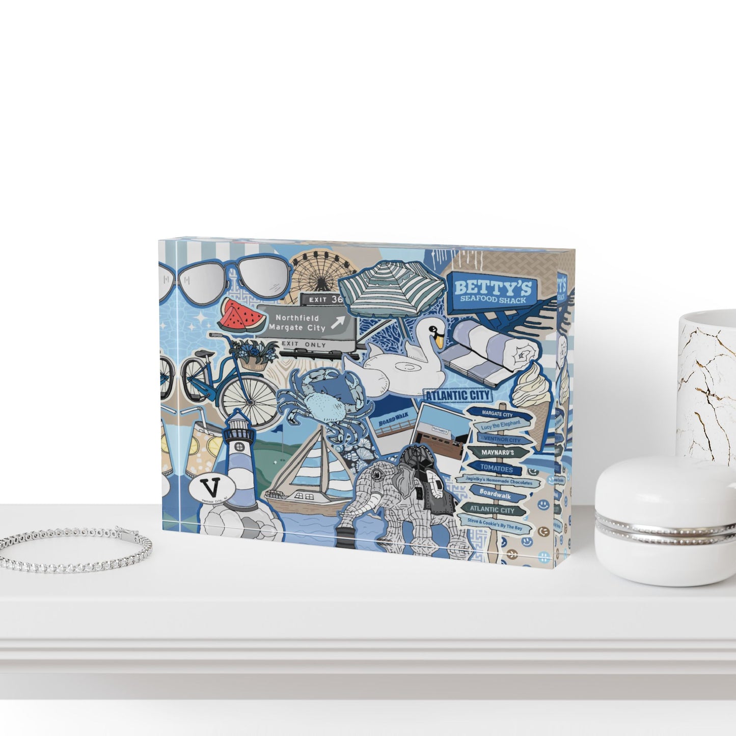 Beach Home Acrylic Box