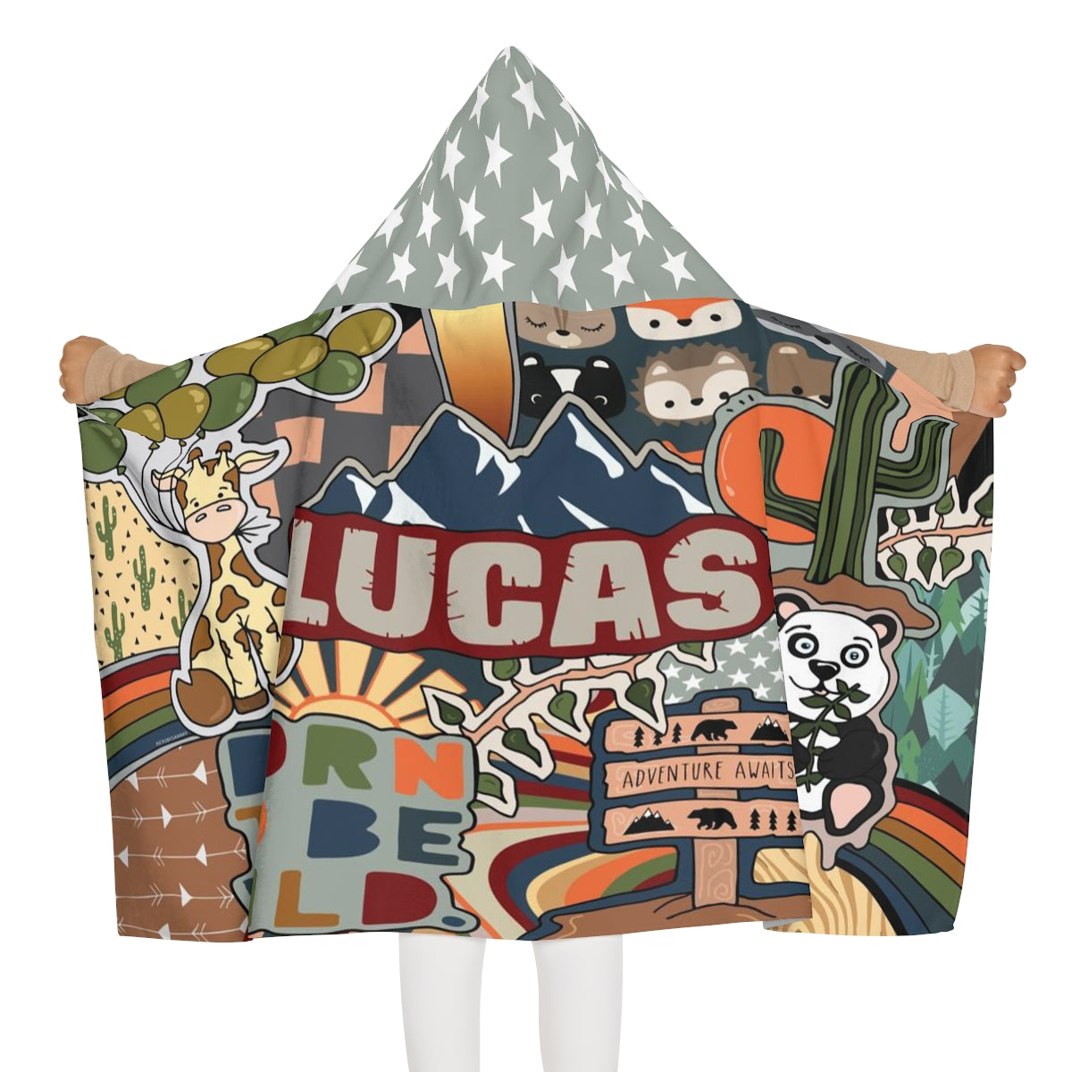 Born To Be Wild Hooded Towel