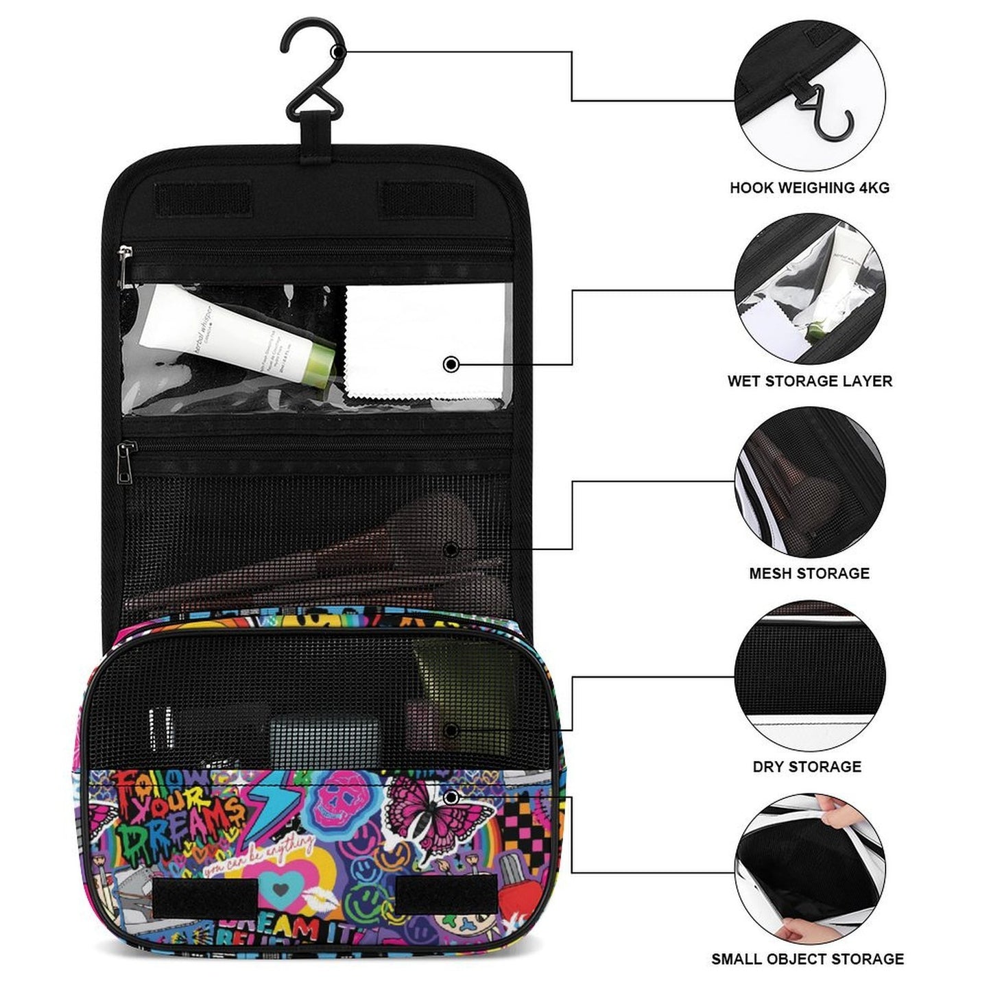 Follow Your Dream Toiletry Bag