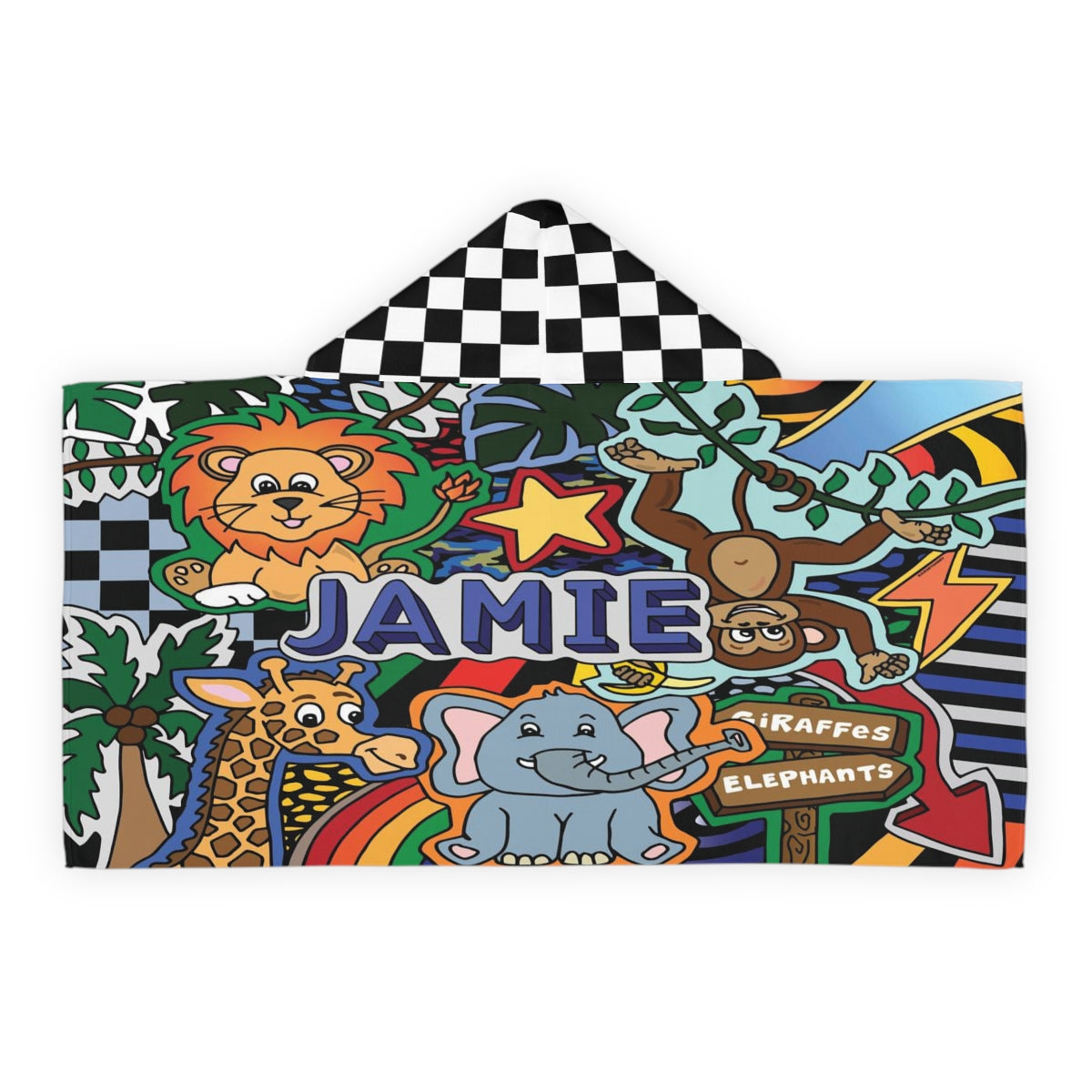 Animal Adventure Hooded Towel