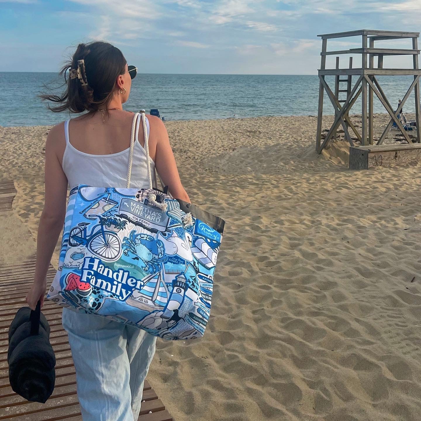 Summer Home Beach Bag (pick your destination)