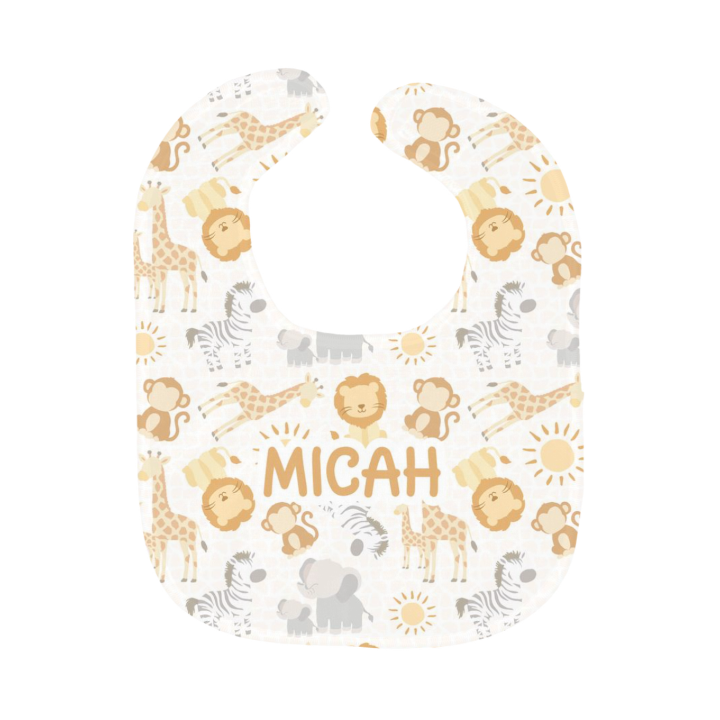Safari Friends Bib