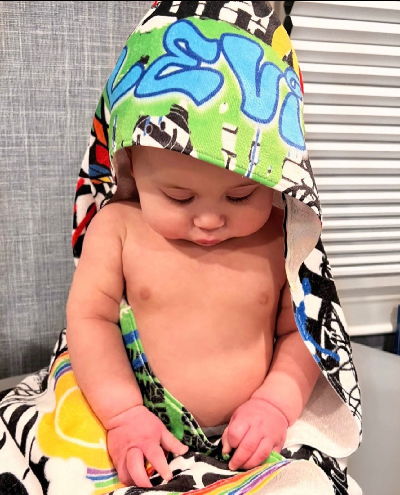 Keep Smiling Hooded Towel
