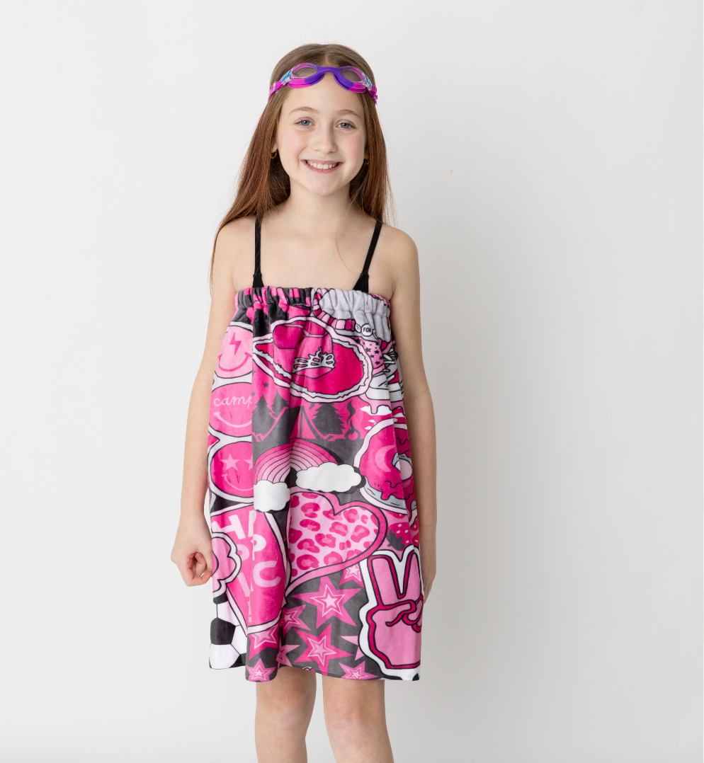 Candyland Towel Wrap