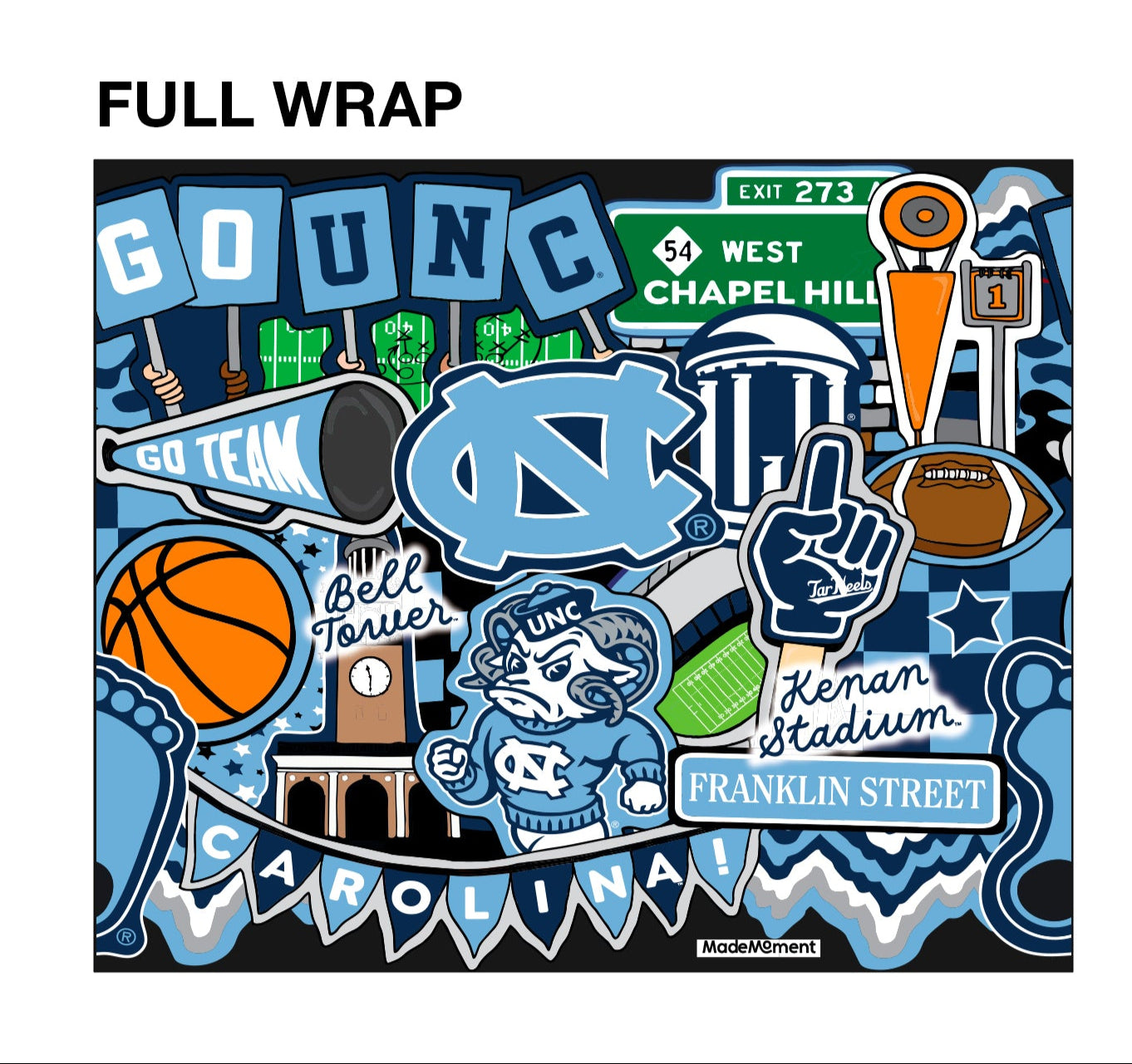 UNC Water Bottle