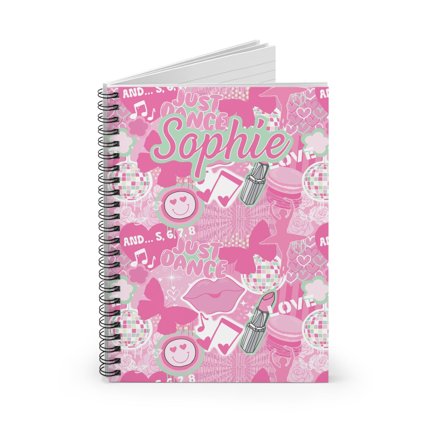 Just Dance Spiral Notebook