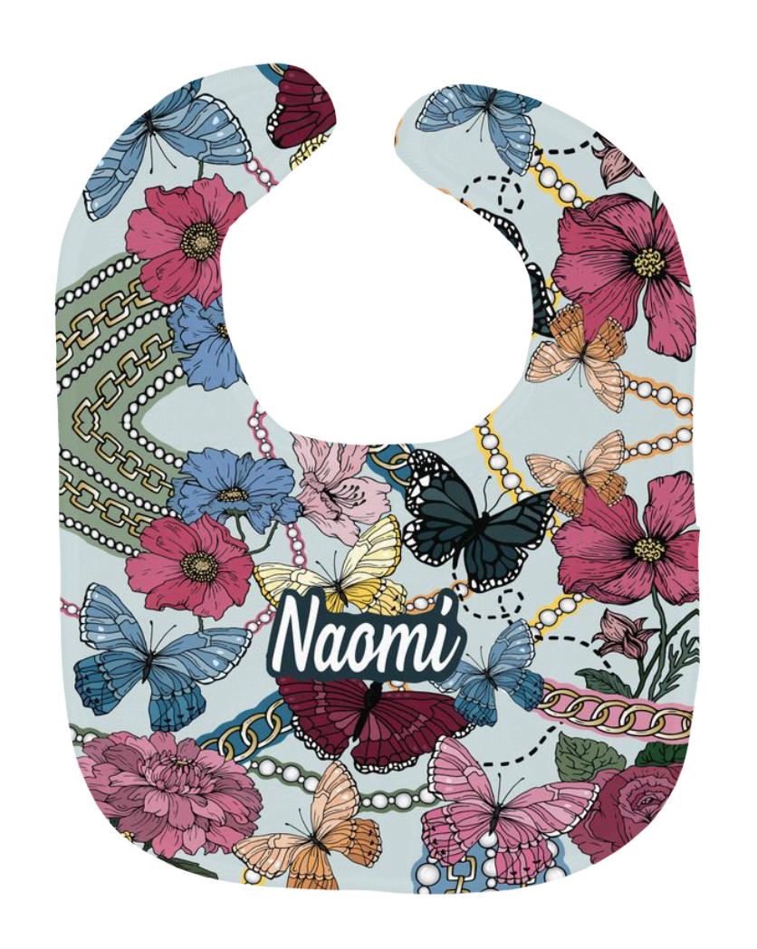 Butterfly Pearls Bib