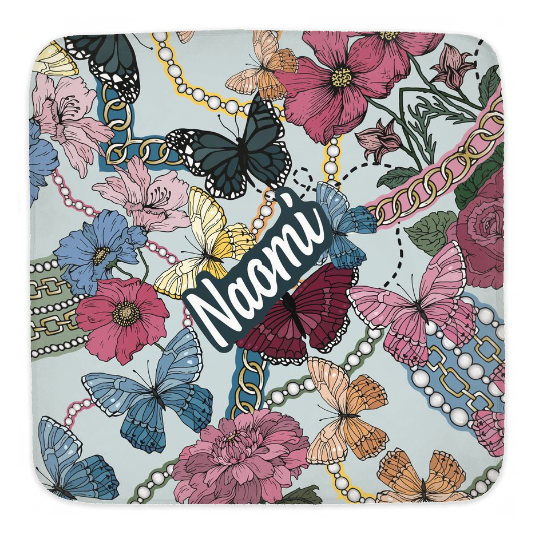 Butterfly Pearl Hooded Towel