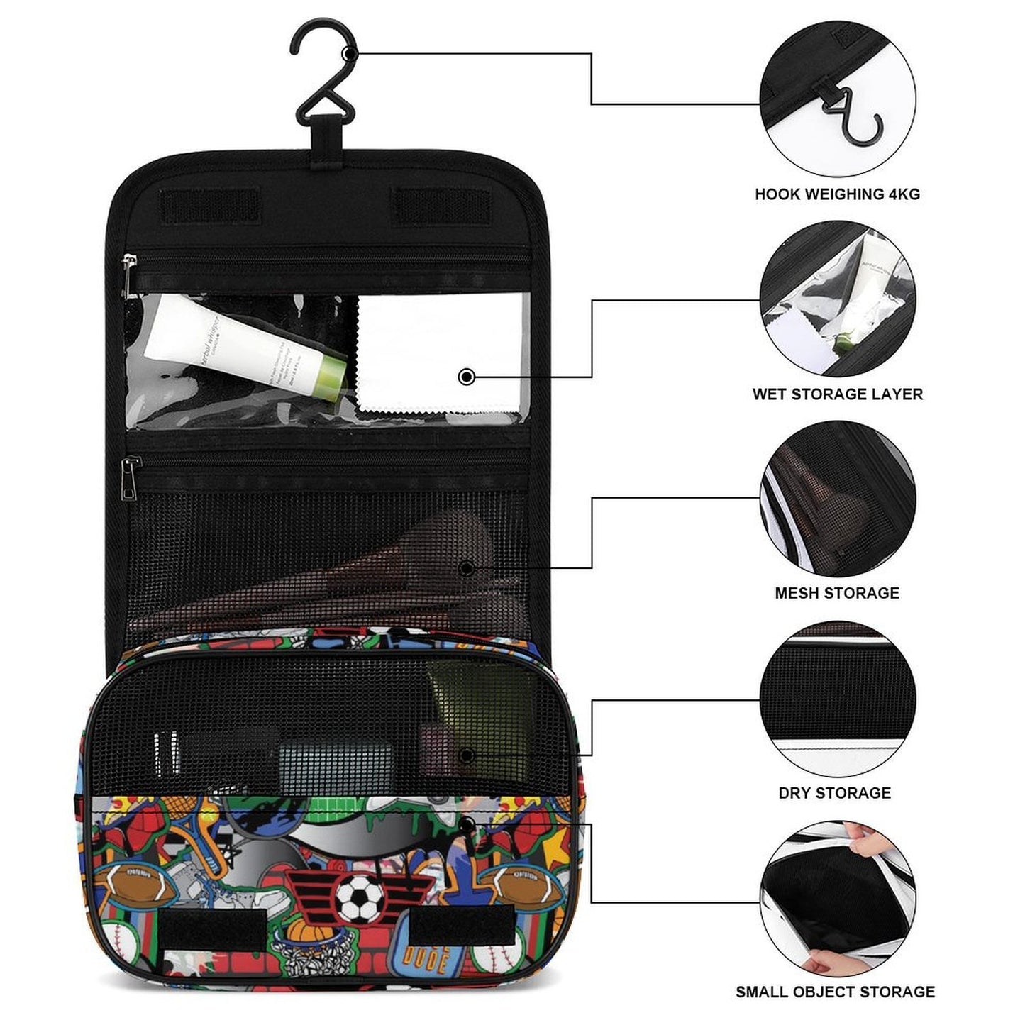 Cool Dude Toiletry Bag