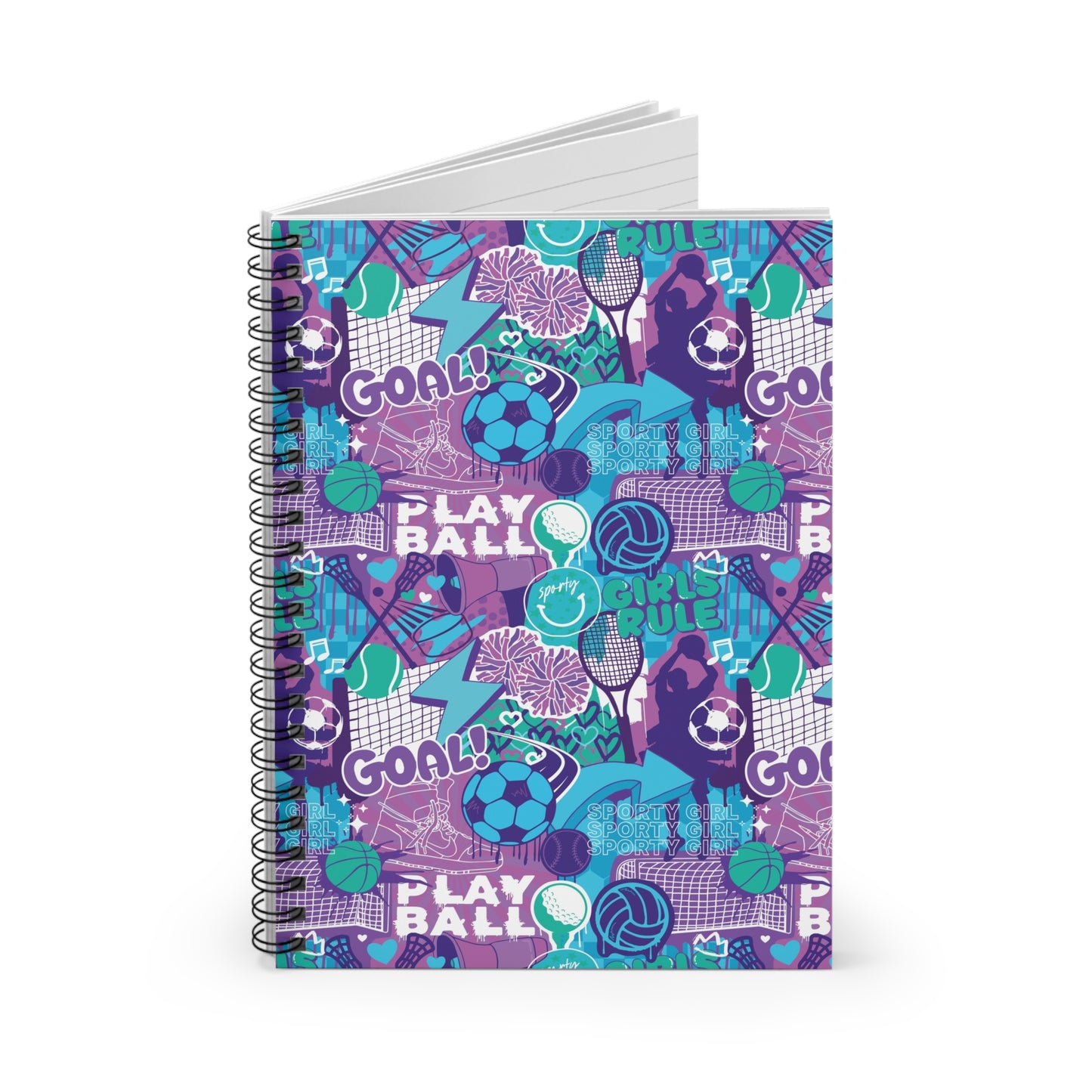 Sporty Girl Spiral Notebook
