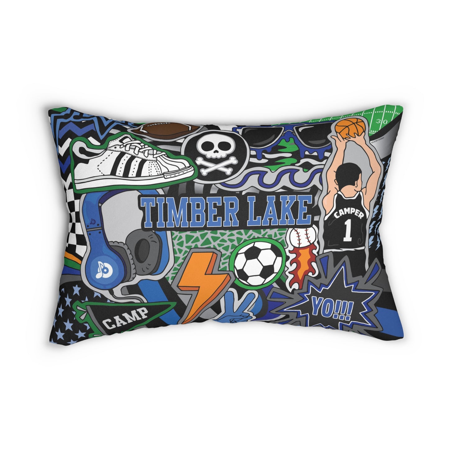 Yo! Throw Pillow