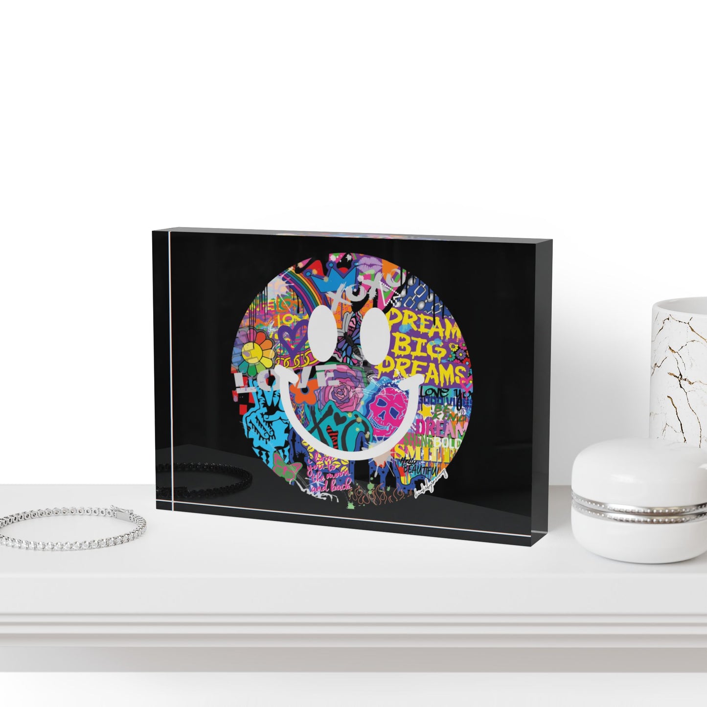 Smiley Face Acrylic Box