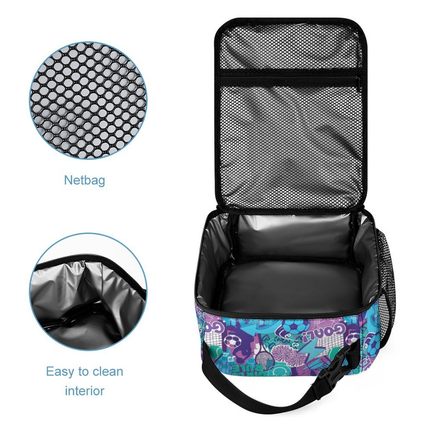 Sporty Girl Insulated Lunch Tote