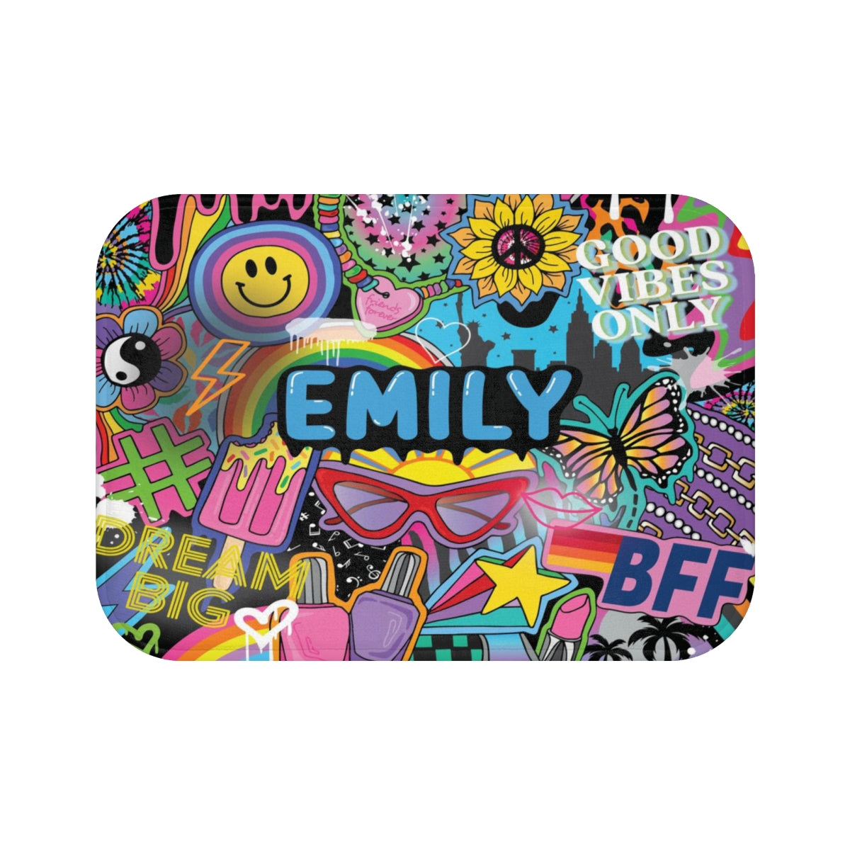 Dream Big Girl Bath Mat