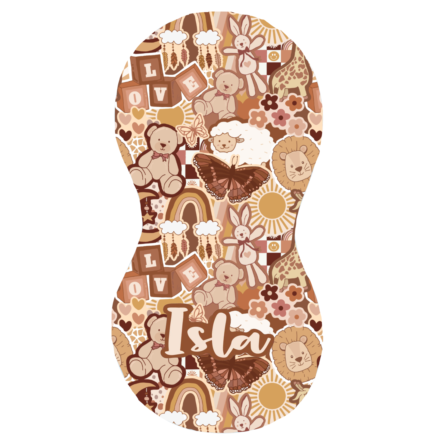 Boho Gal Burp Cloth