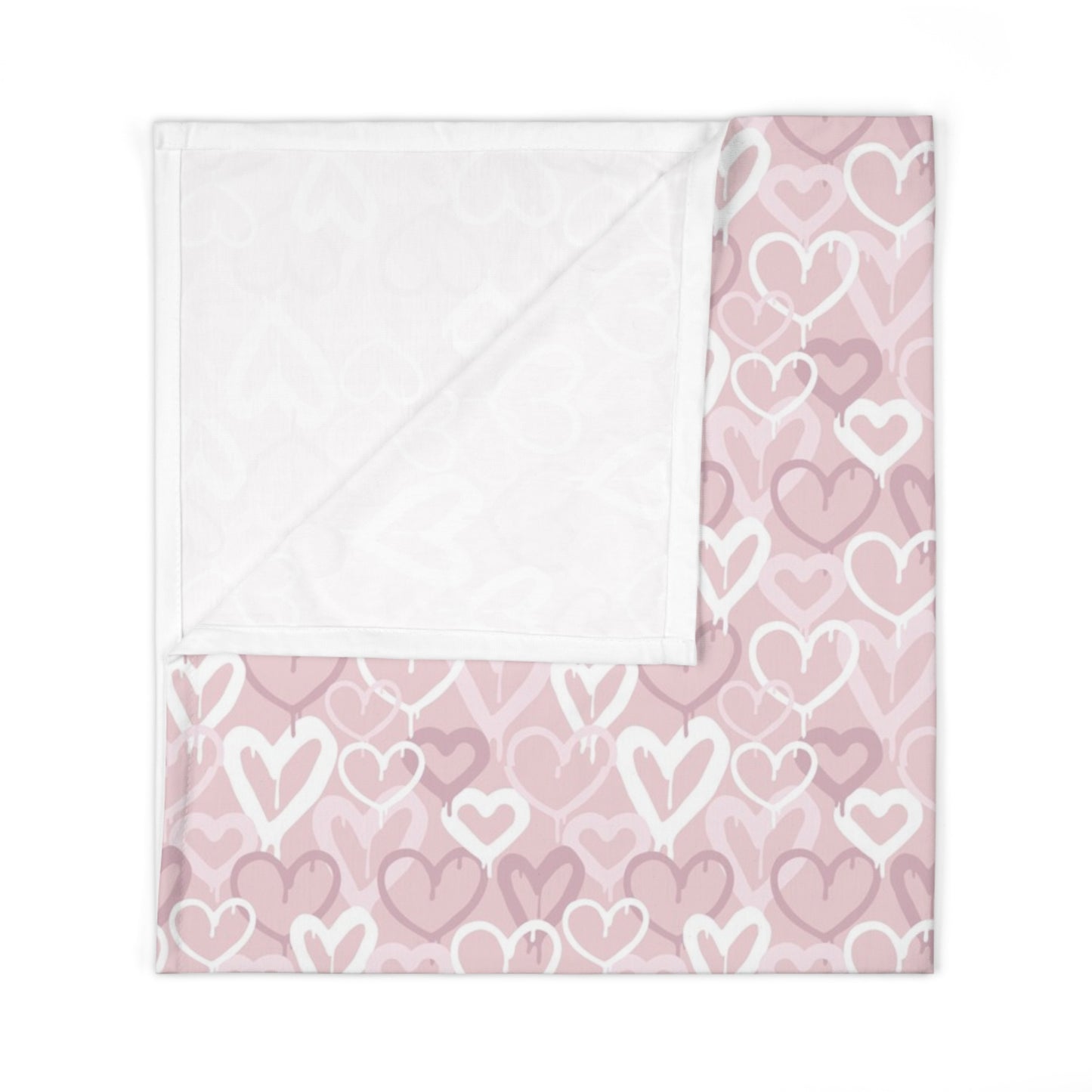 Ombre Hearts Swaddle
