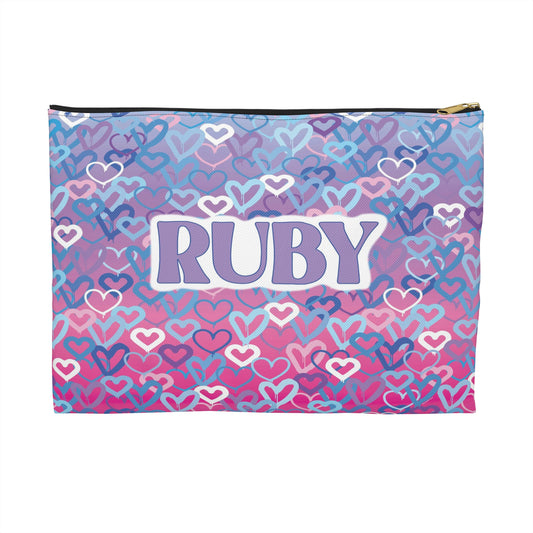 Ombre Hearts Pouch