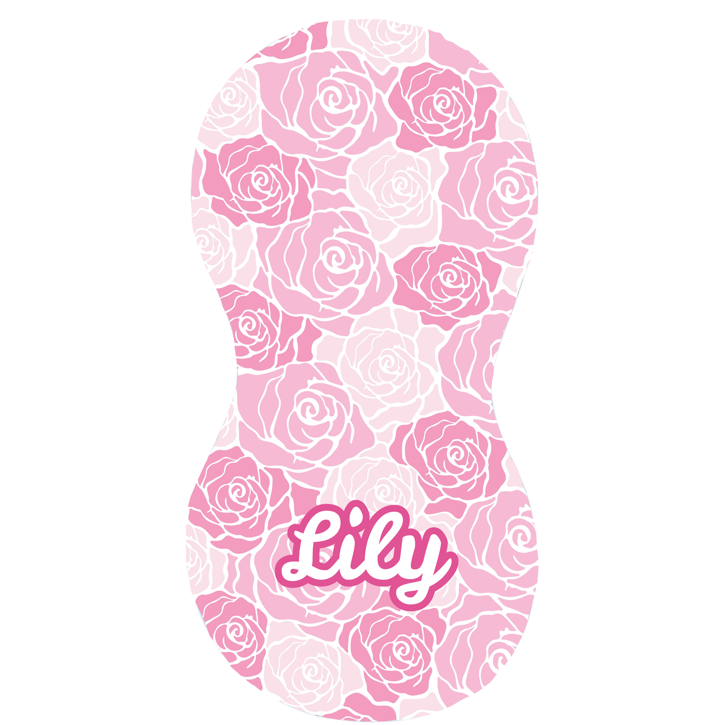 Rosey Days Burp Cloth
