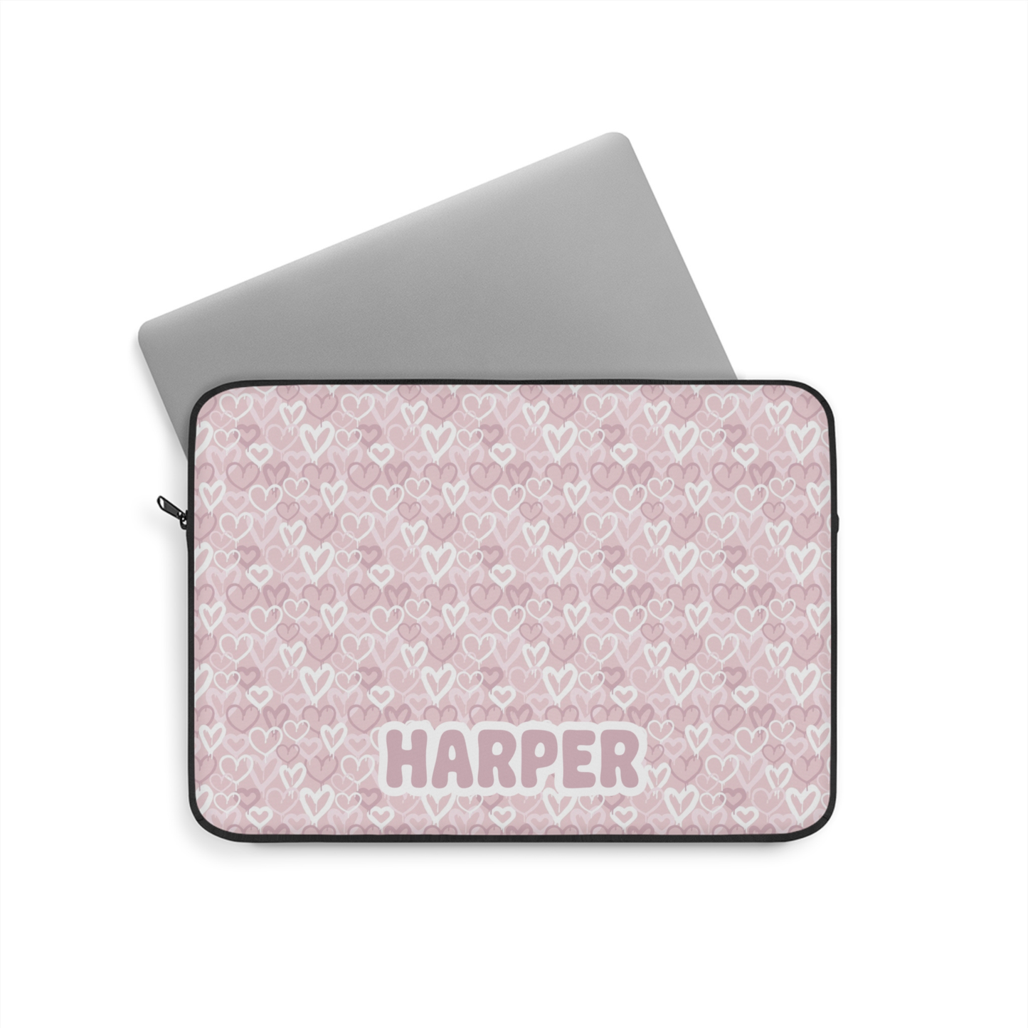 Ombre Hearts Laptop Sleeve