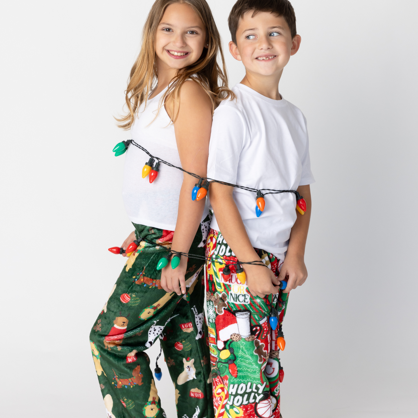 Merry Woofmas Fuzzy PJ Pants