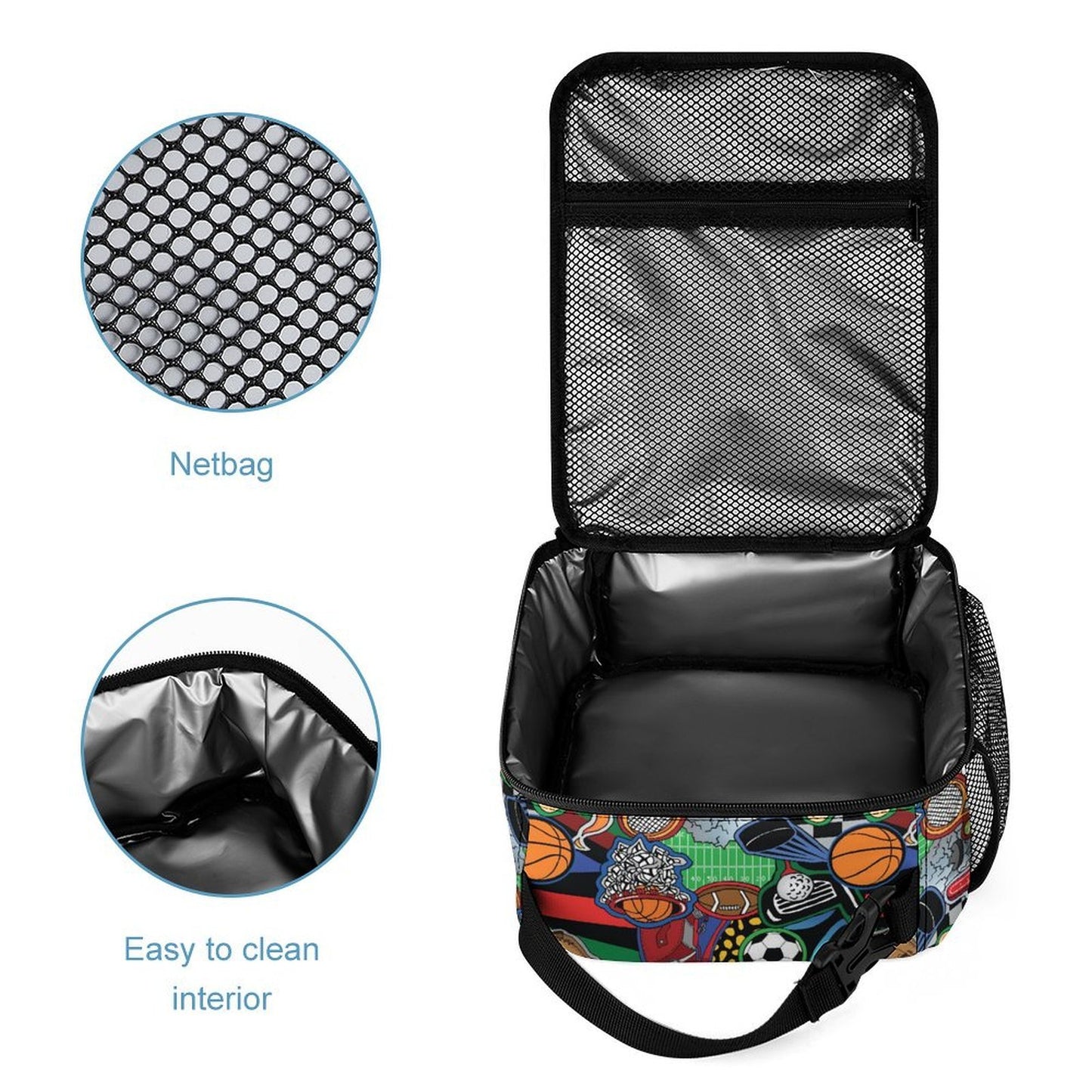 Sporty Insulated Lunch Box