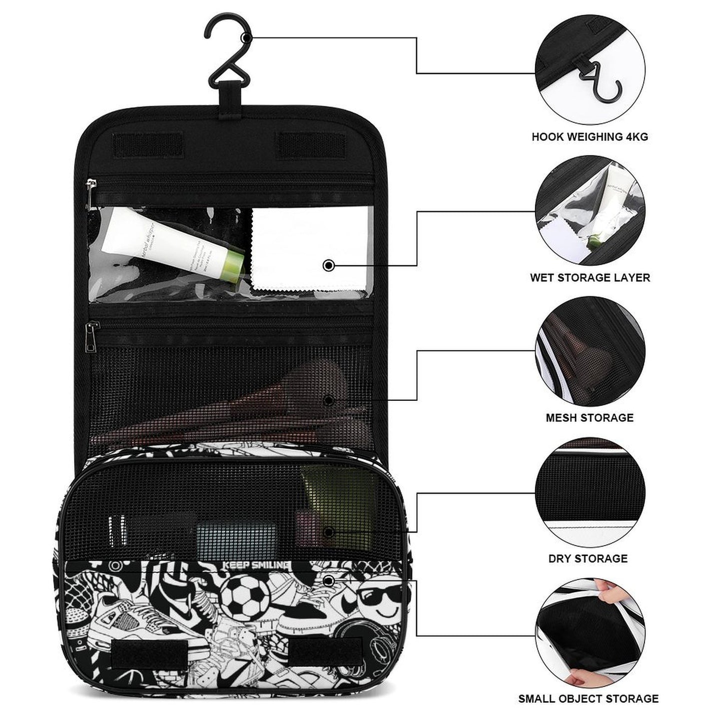 Kick It Toiletry Bag
