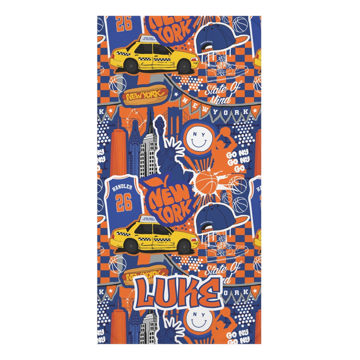New York Basketball Towel