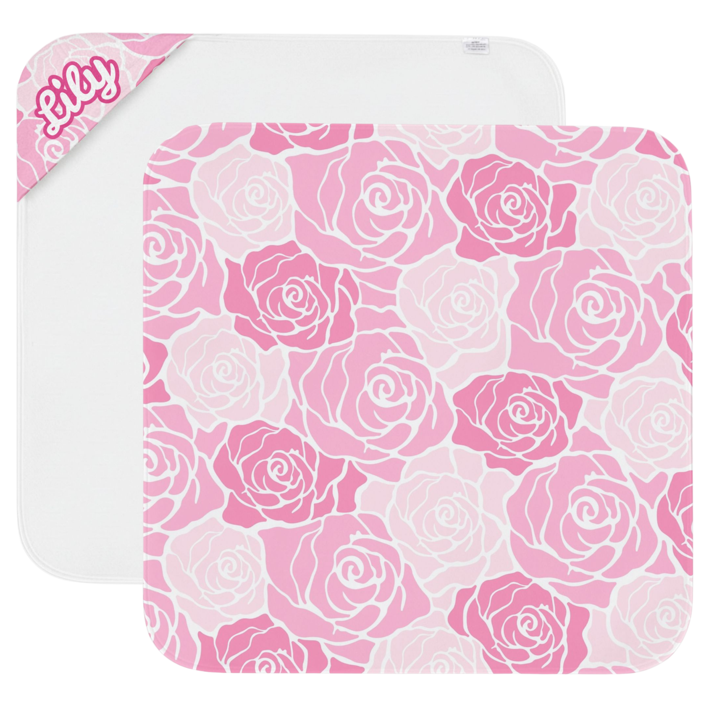 Rosey Days Hooded Towel