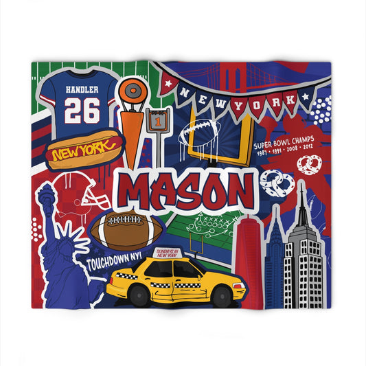 New York Football Blanket (2 team options)