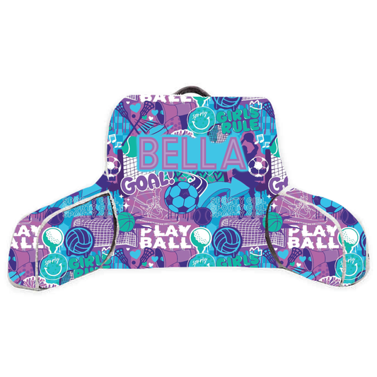 Sporty Girl Lounge Around Pillow