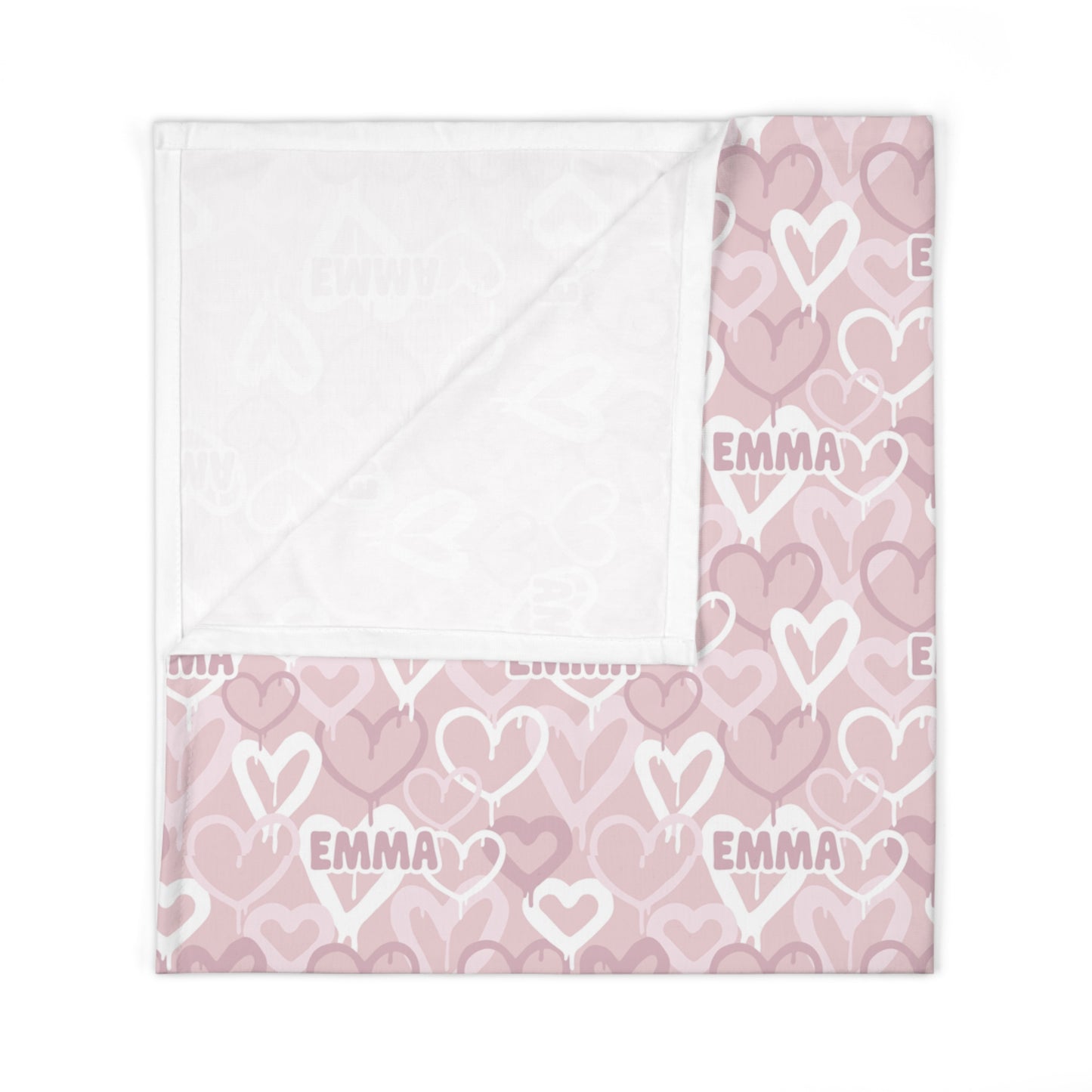 Ombre Hearts Swaddle