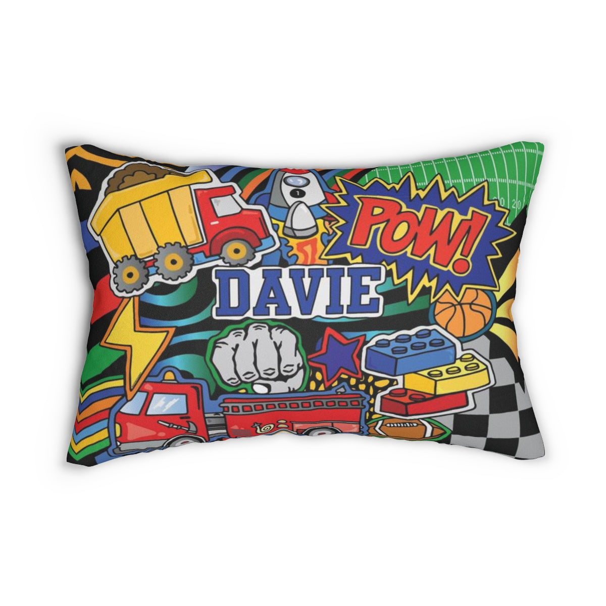 Pow Throw Pillow