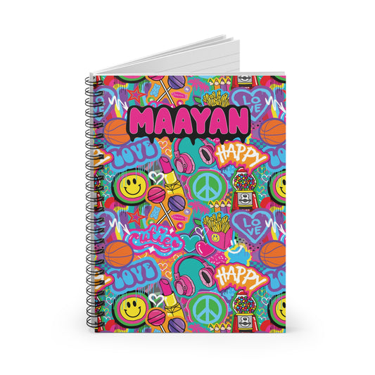 Happy Mode Spiral Notebook