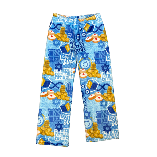 Hanukkah Moments Fuzzy PJ Pants