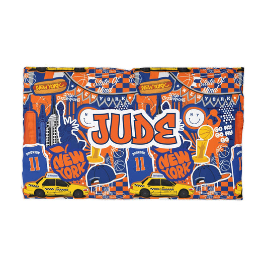 New York Basketball Pillow Case