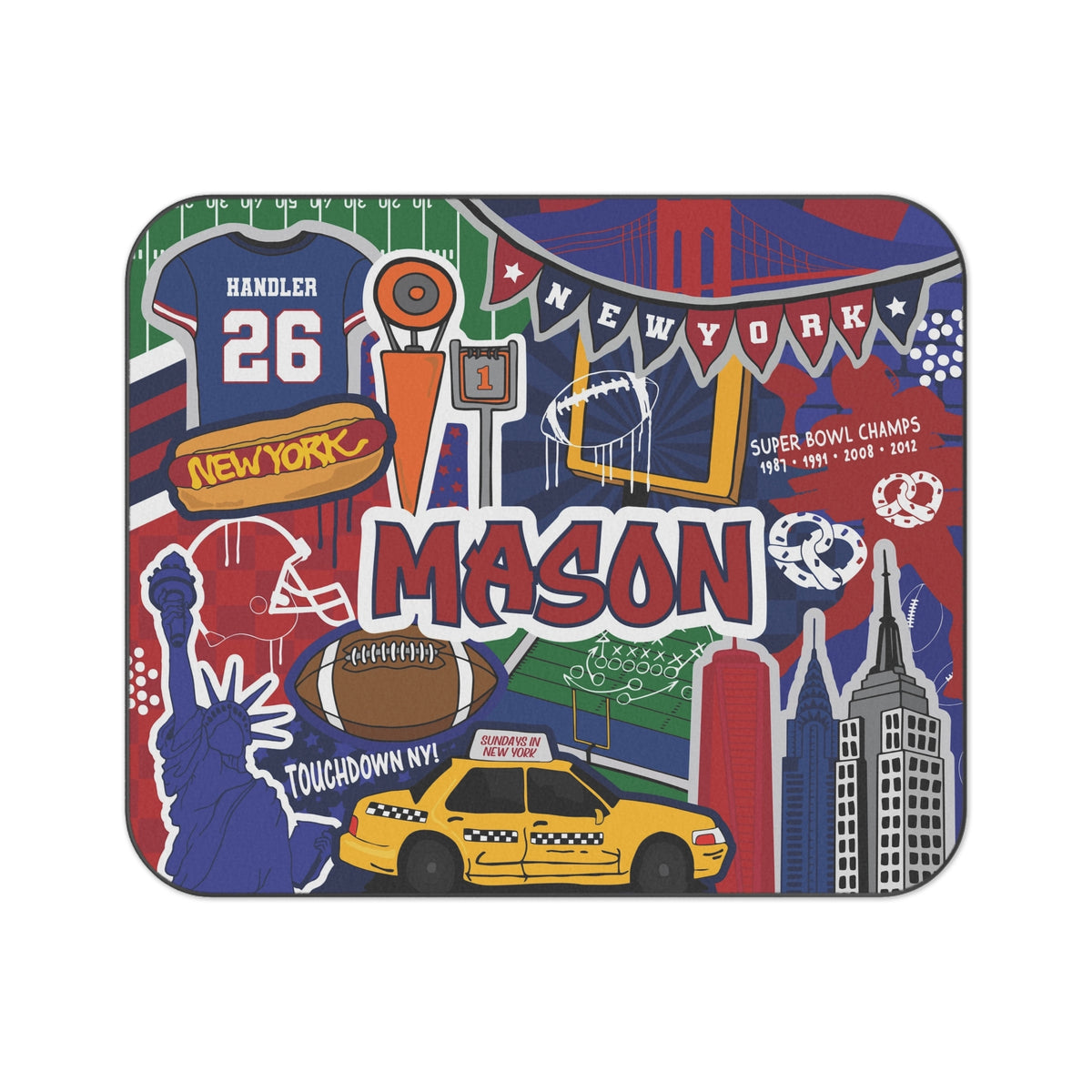 New York Football Outdoor Blanket (2 team options)