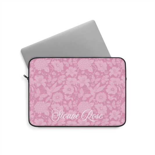 Pink Little Bloom Laptop Sleeve